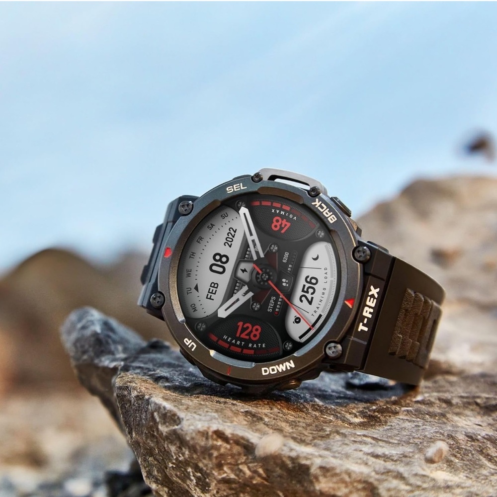 Amazfit‎ T-Rex 2 Smartwatch - Black NEW!!